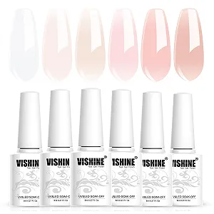 Гель-лак Vishine Jelly Gel, набір 6 шт., 8 мл - Фото 1