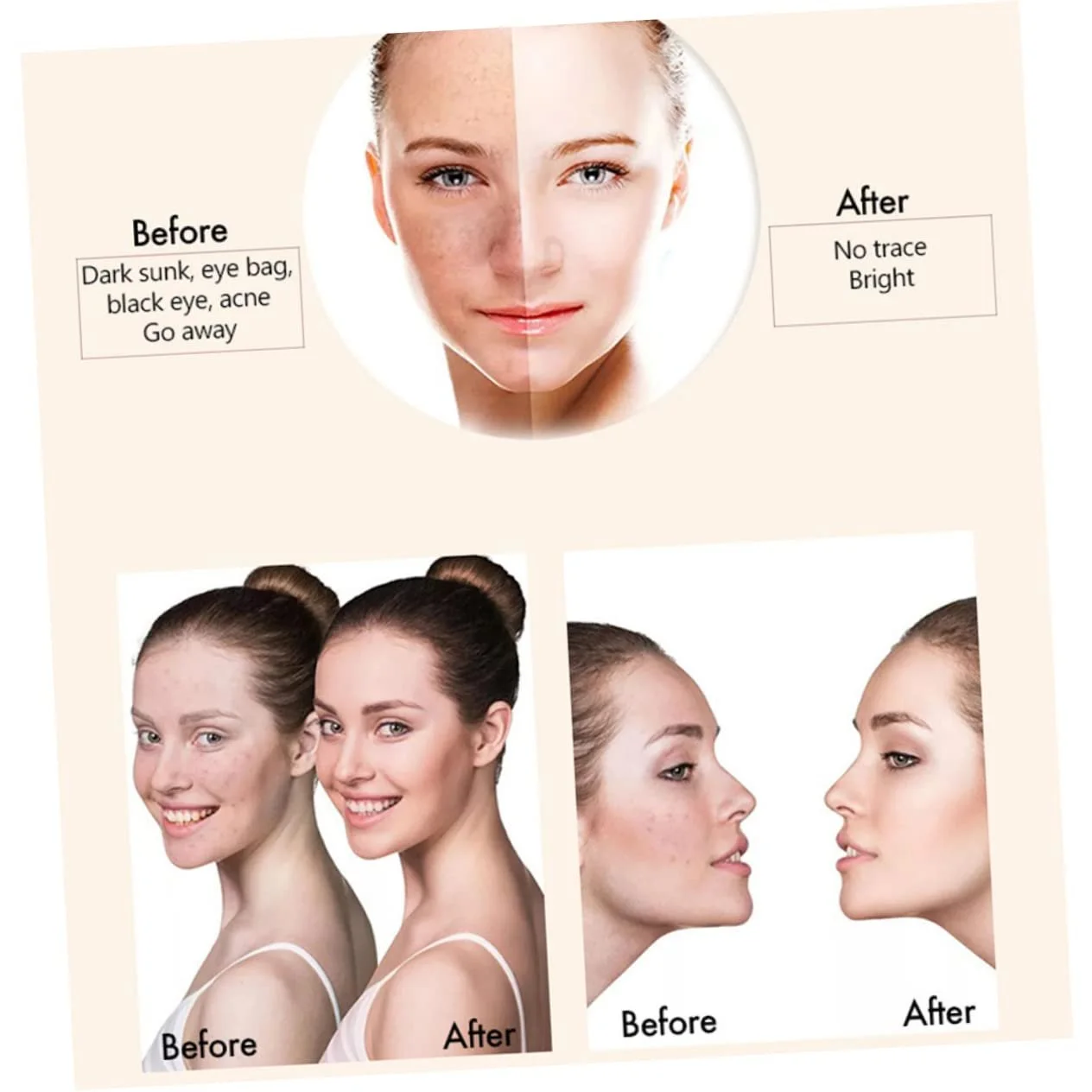 Крем-консилер Палетка FRCOLOR 4 Коригування для камуфляжу, фото №4