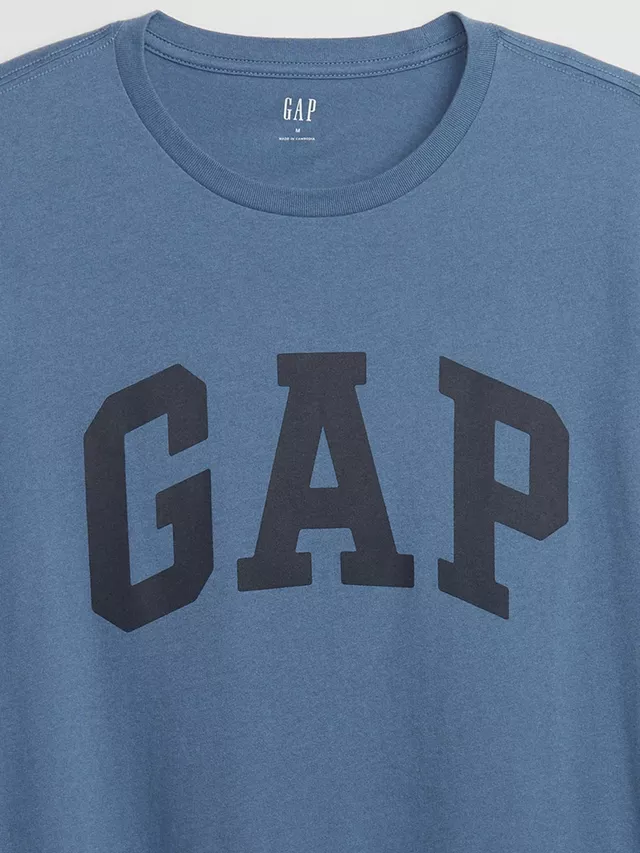 Футболка GAP V-BASIC LOGO T 550338-49 Синий M, фото №4