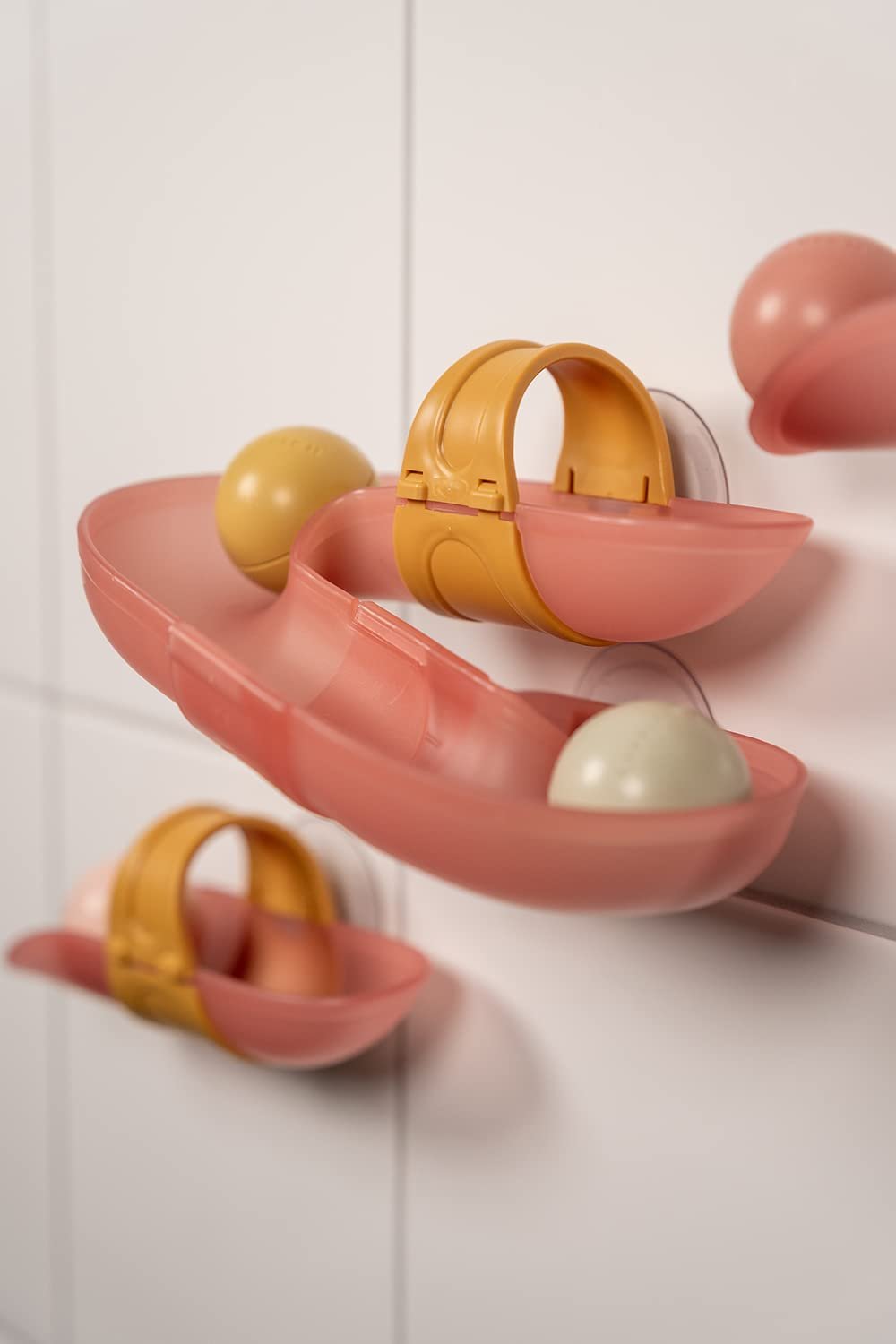 Іграшка для ванни Little Dutch Конструктор для ванни з кульками Рожевий, фото №8