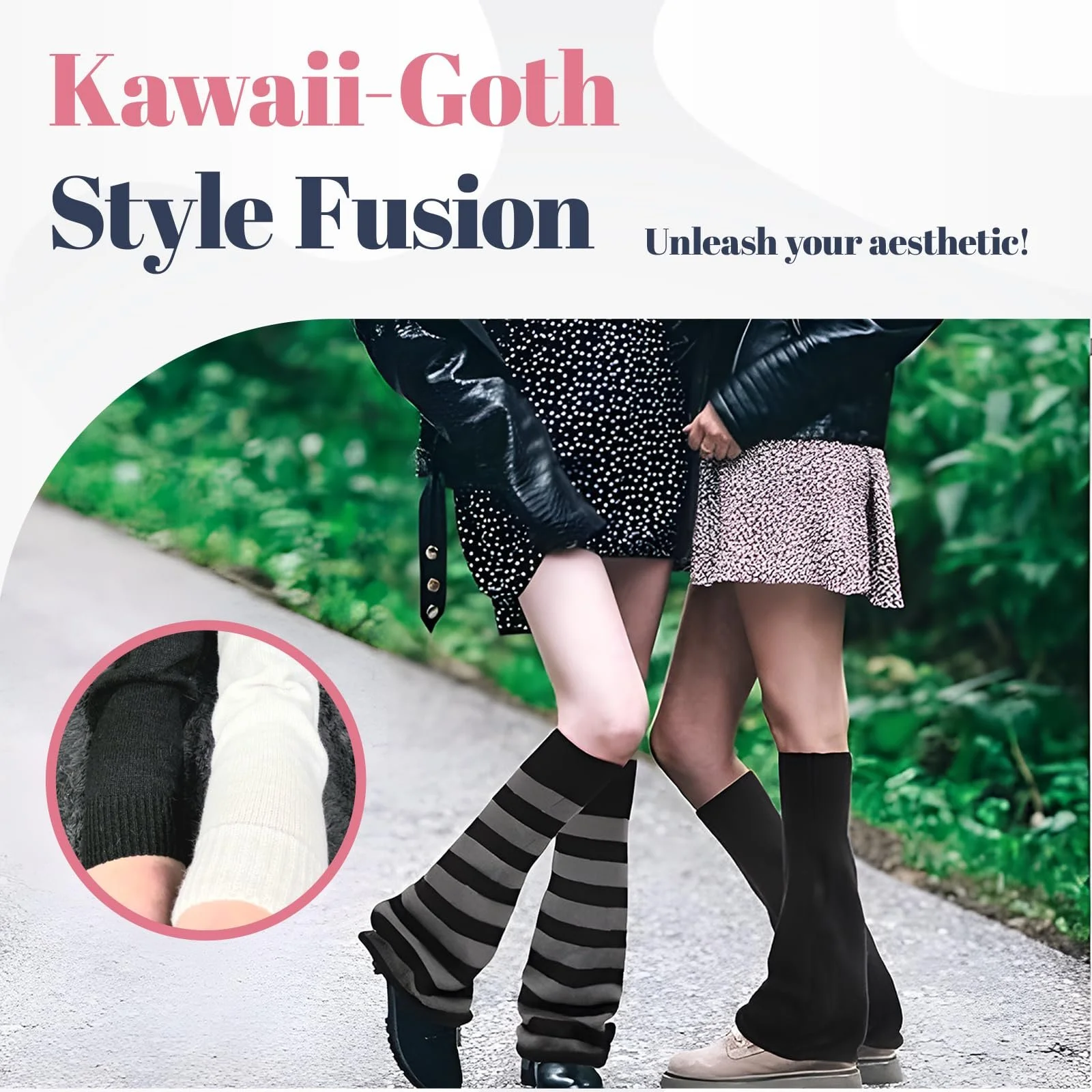 Гетри для дівчат, 3 пари в'язаних шкарпеток до коліна для жінок, фото №6 Гетри для дівчат, 3 пари в'язаних шкарпеток до коліна для жінок, фото №6