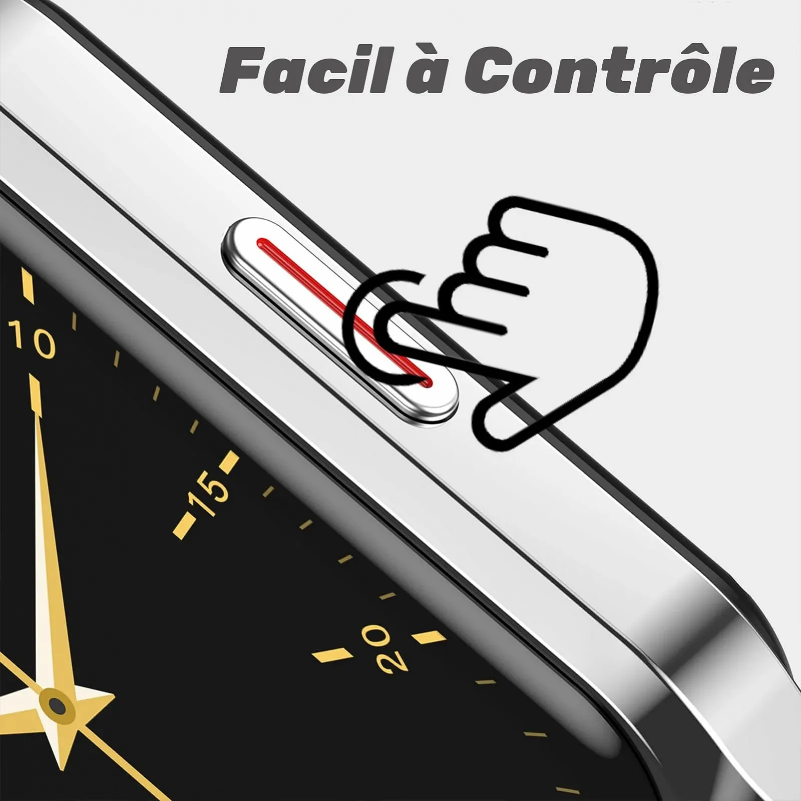 Смарт-годинник Pulse Oximeter, великий дисплей 1,69 дюйма, фото №2 Смарт-годинник Pulse Oximeter, великий дисплей 1,69 дюйма, фото №2