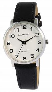 Купить Женские часы Excellanc с ремешком из искусственной кожи, чёрный/серебристый - Фото 1 Женские часы Excellanc с ремешком из искусственной кожи, чёрный/серебристый - Фото 1
