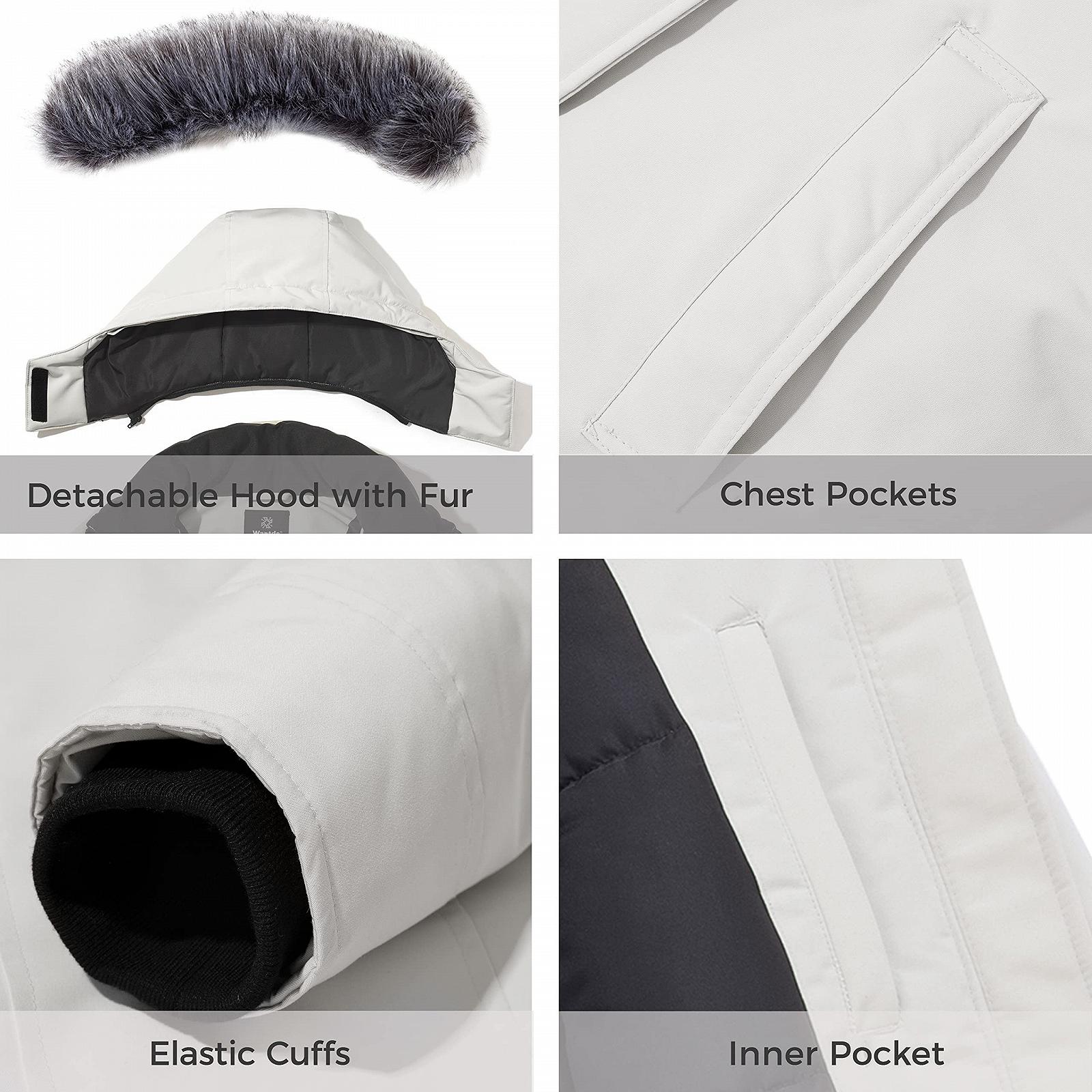 Пальто Wantdo Зимнее Теплое Длинное, фото №5