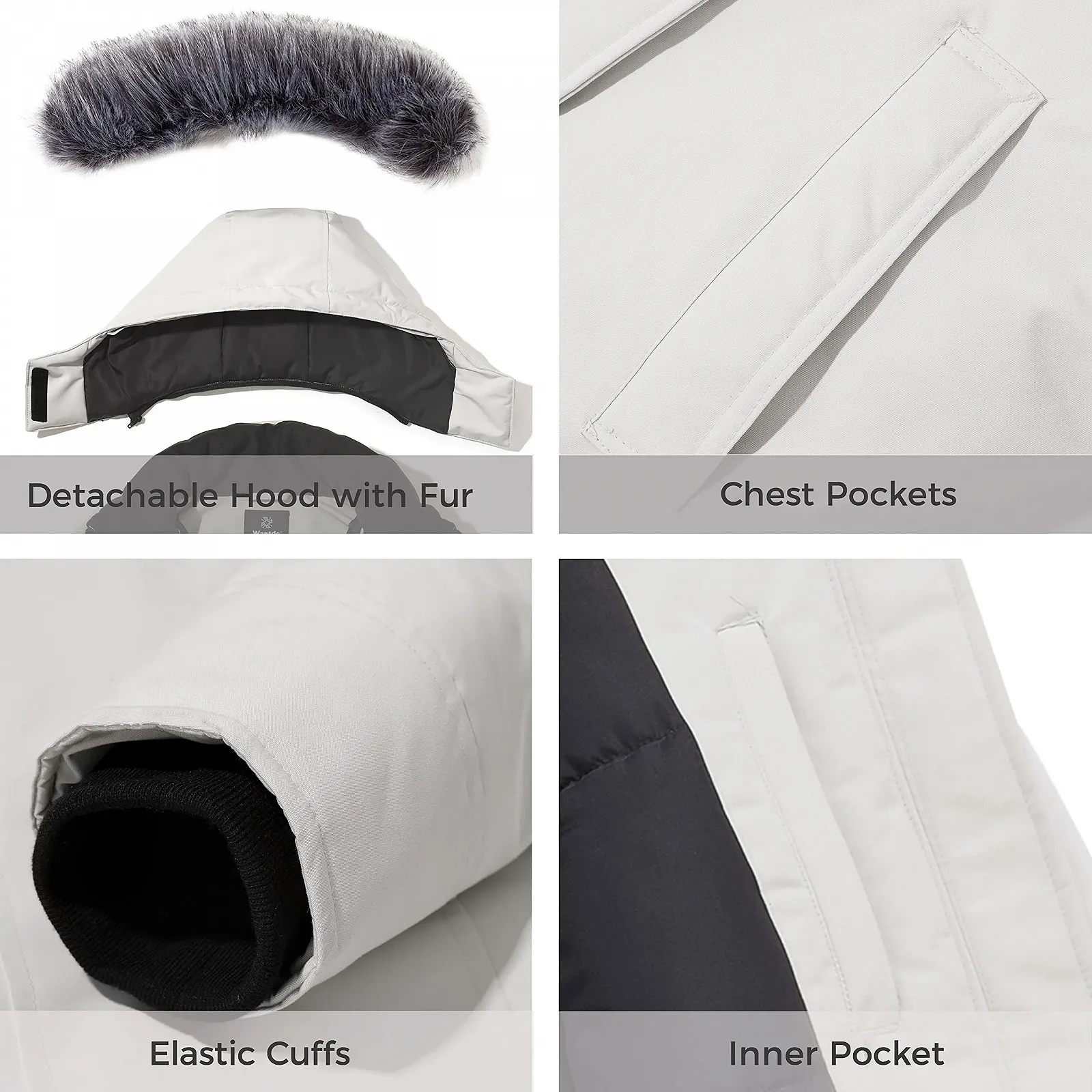 Пальто Wantdo Зимове Тепле Довге, фото №5