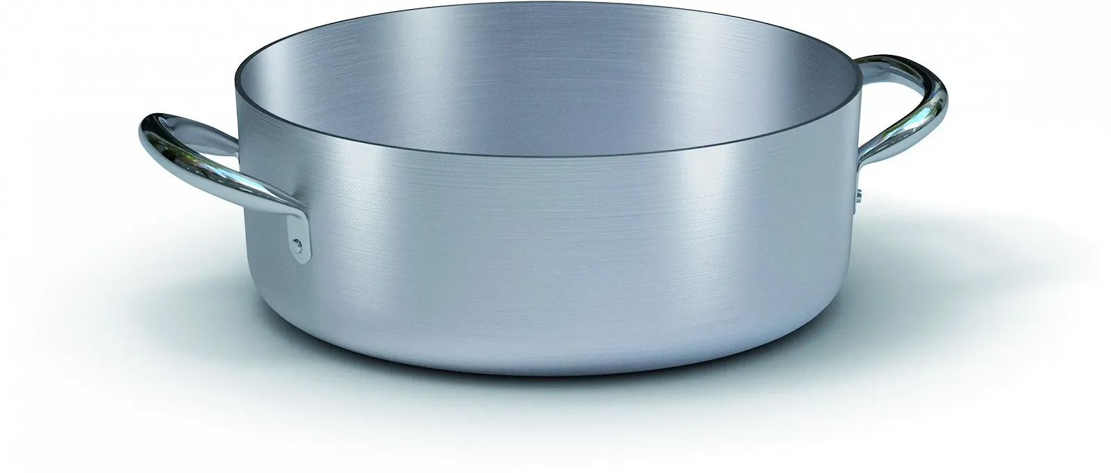 Кастрюля низкая Ballarini 7016 24 см алюминиевая с двумя ручками, фото №1 Кастрюля низкая Ballarini 7016 24 см алюминиевая с двумя ручками, фото №1
