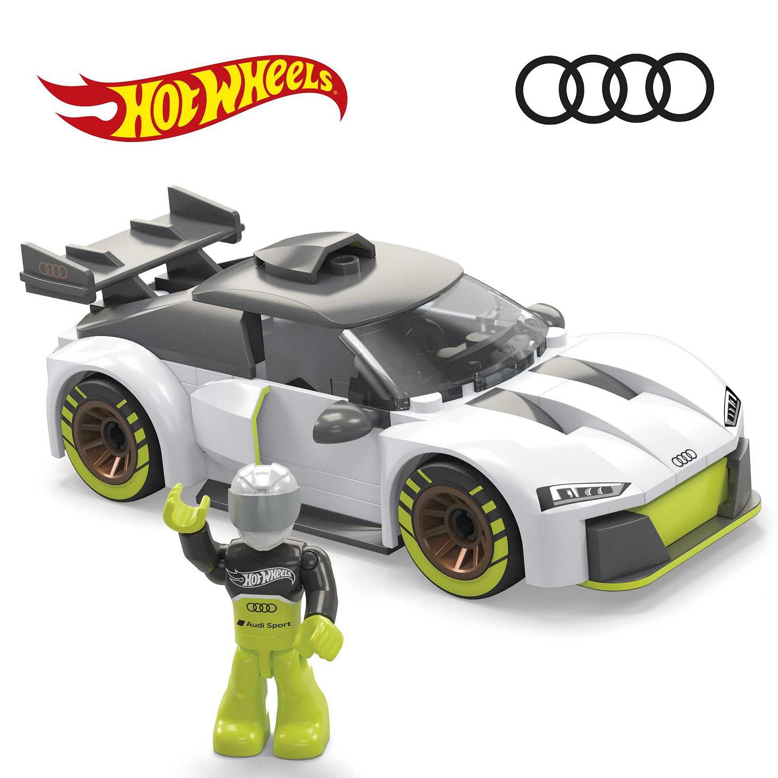 MEGA HOT Wheels Audi R8 LMS GT2 Строительная Игрушка 73 Детали HKF93, фото №4 MEGA HOT Wheels Audi R8 LMS GT2 Строительная Игрушка 73 Детали HKF93, фото №4