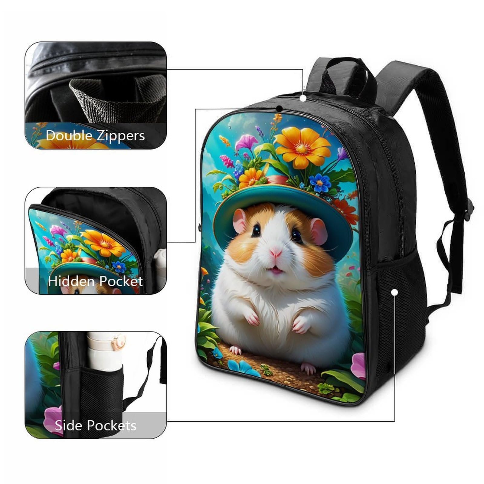 Ранець RSIUUODNF Hamster 40x28x16см, фото №3