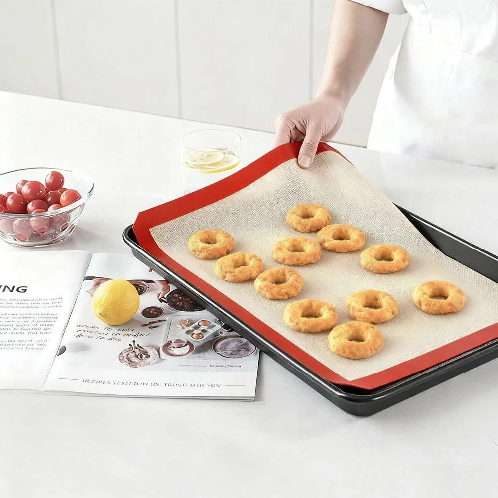 Силіконовий килимок для випічки Silicone Baking Mat Set of 4 Антипригарний Набір 4 шт., фото №5 Силіконовий килимок для випічки Silicone Baking Mat Set of 4 Антипригарний Набір 4 шт., фото №5