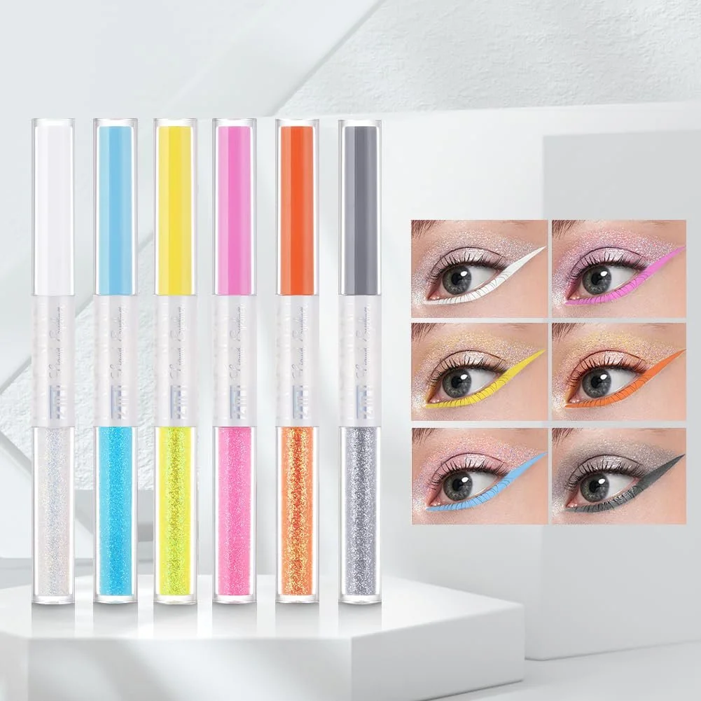 Фломастер-підводка JUCHRZEY Подвійний Різнокольоровий Швидковисихаючий Ультратонкий, фото №5