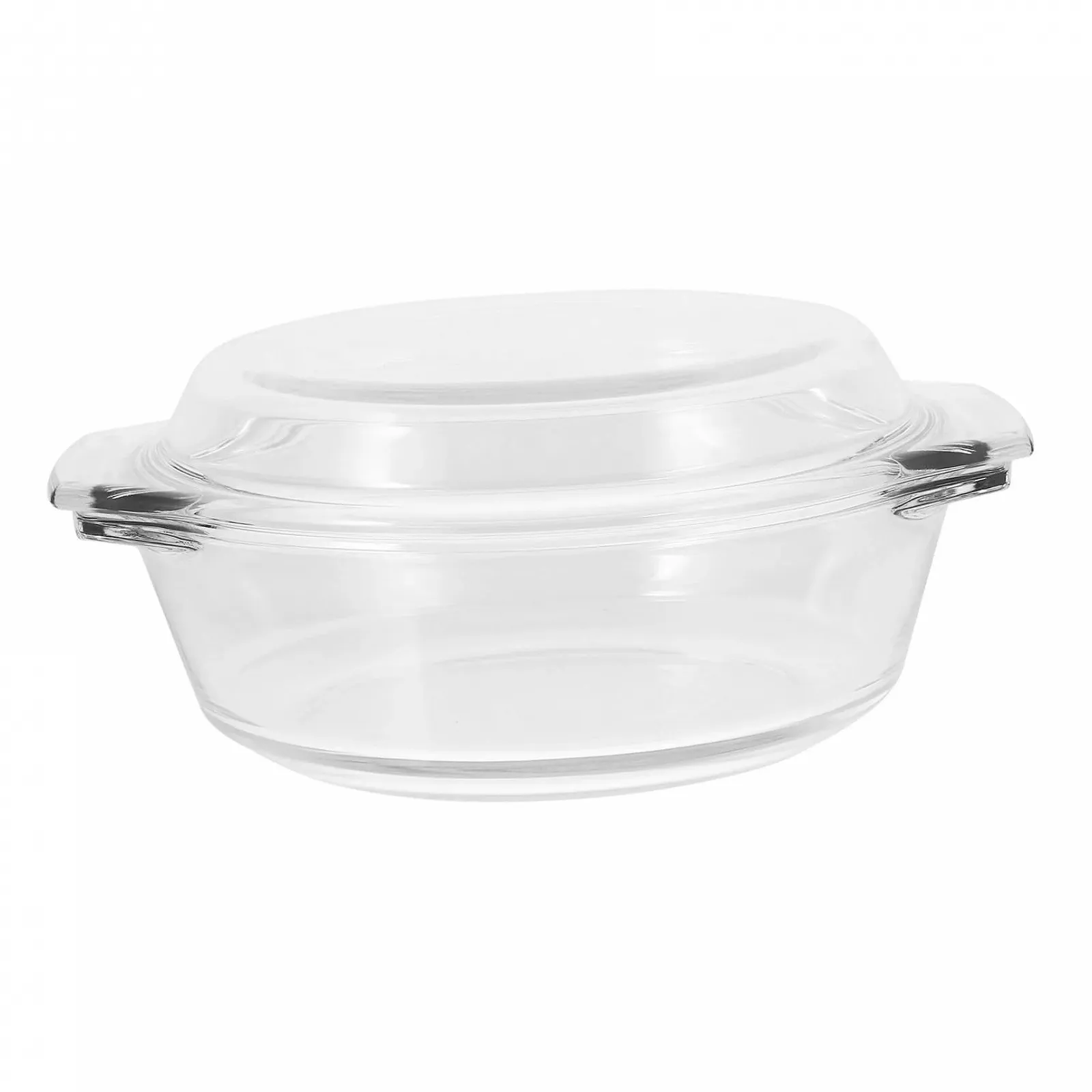 Кастрюля Термостойкая стеклянная с крышкой прозрачная, фото №1 Кастрюля Термостойкая стеклянная с крышкой прозрачная, фото №1