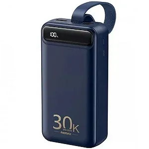 Павербанк Remax RPP-522, 22.5W, 30000 мАг, Темно-синій - Фото 1