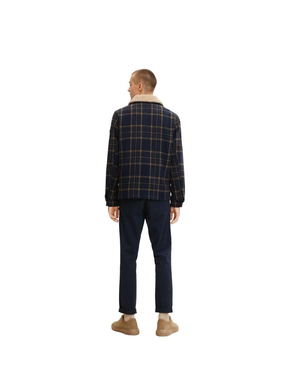 Куртка Tom Tailor check shirt jacket 1033512-30545 Темно-синий S, фото №2
