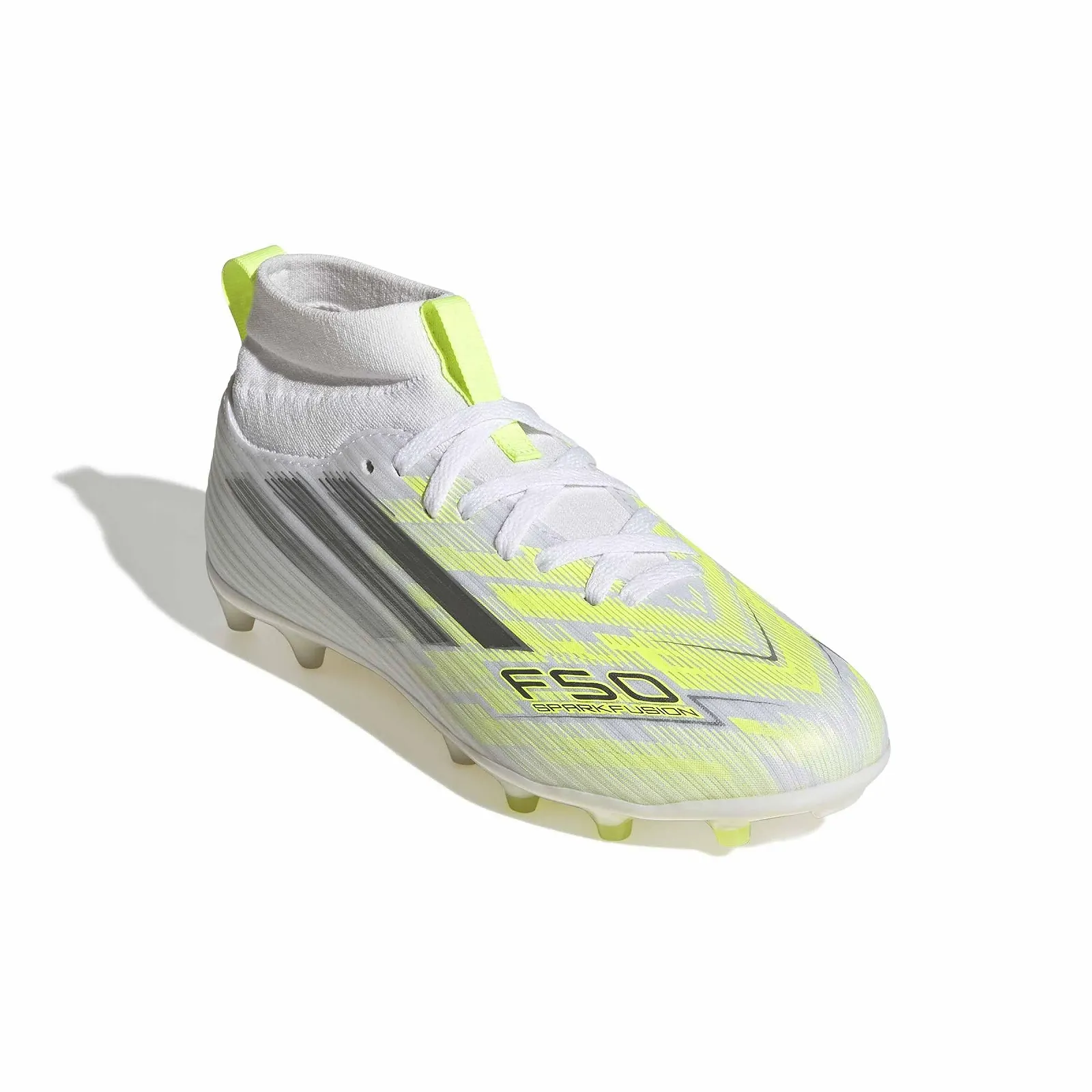 Футбольні Бутси Adidas F50 Sparkfusion League Mid Cut для дітей, для твердого штучного покриття, фото №5