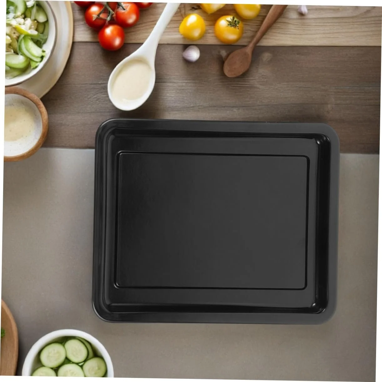 Форма для выпекания прямоугольная эмалированная антипригарная, фото №6