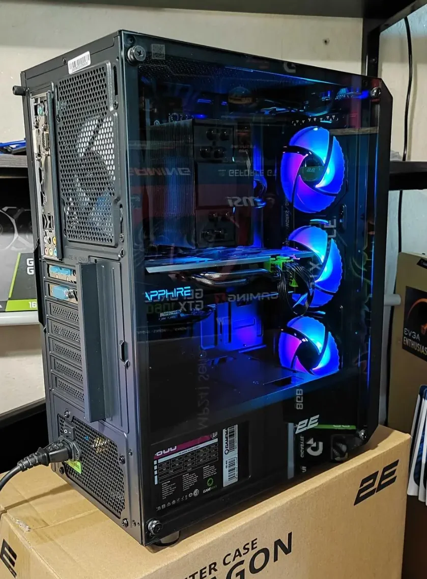 Игровой компьютер RYZEN 5 3600 4.2GHZ, RX 580 8GB, 16GB DDR4, SSD M.2 256GB, HDD 1TB, фото №3 Игровой компьютер RYZEN 5 3600 4.2GHZ, RX 580 8GB, 16GB DDR4, SSD M.2 256GB, HDD 1TB, фото №3