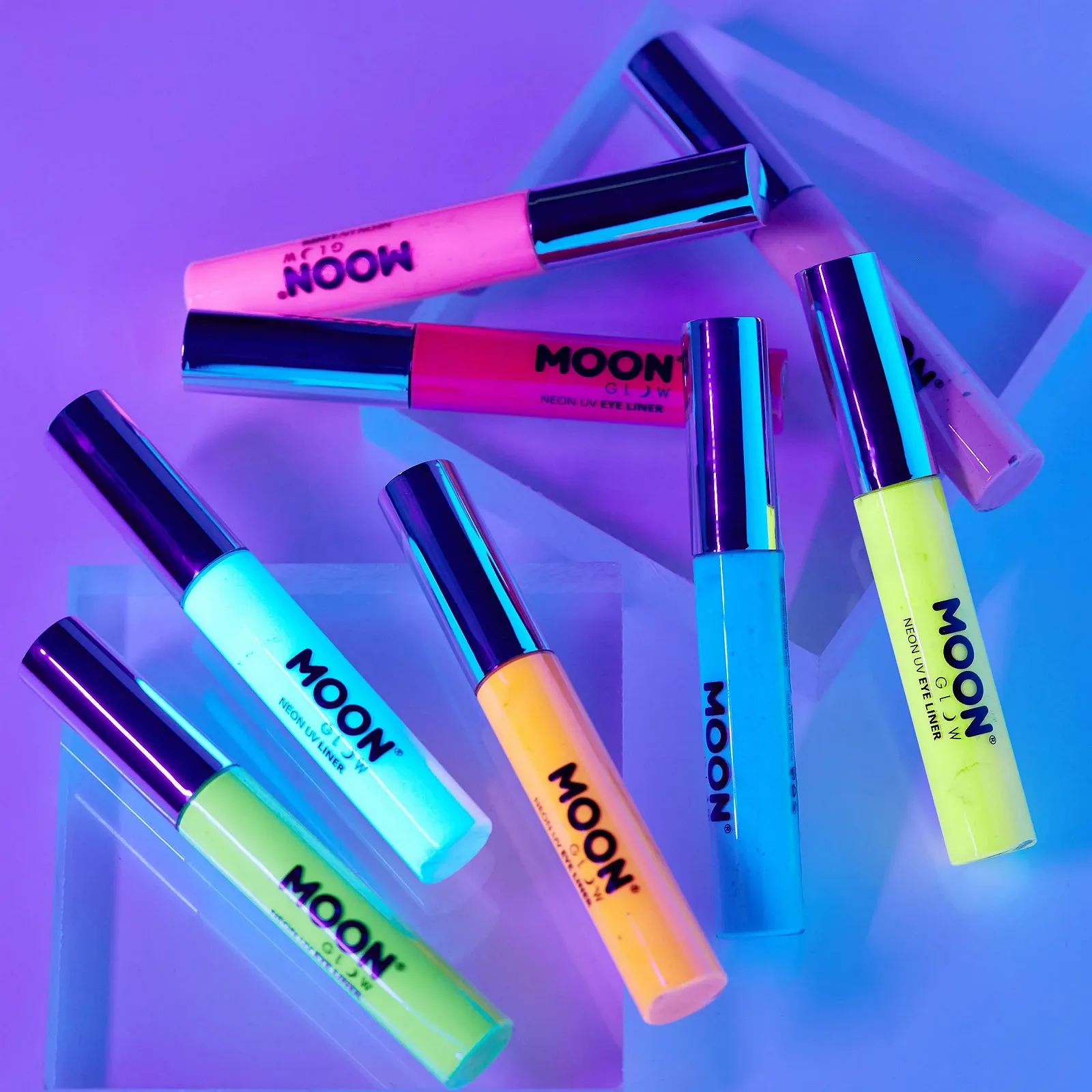 Подводка для глаз Moon Glow Neon UV 10мл Розовая, фото №5 Подводка для глаз Moon Glow Neon UV 10мл Розовая, фото №5