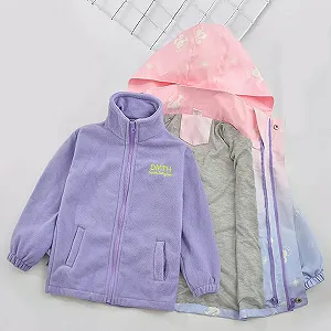 Куртка Softshell KQIVAM 3-в-1 Дитяча з капюшоном дощова synthetic.ua - Фото 1