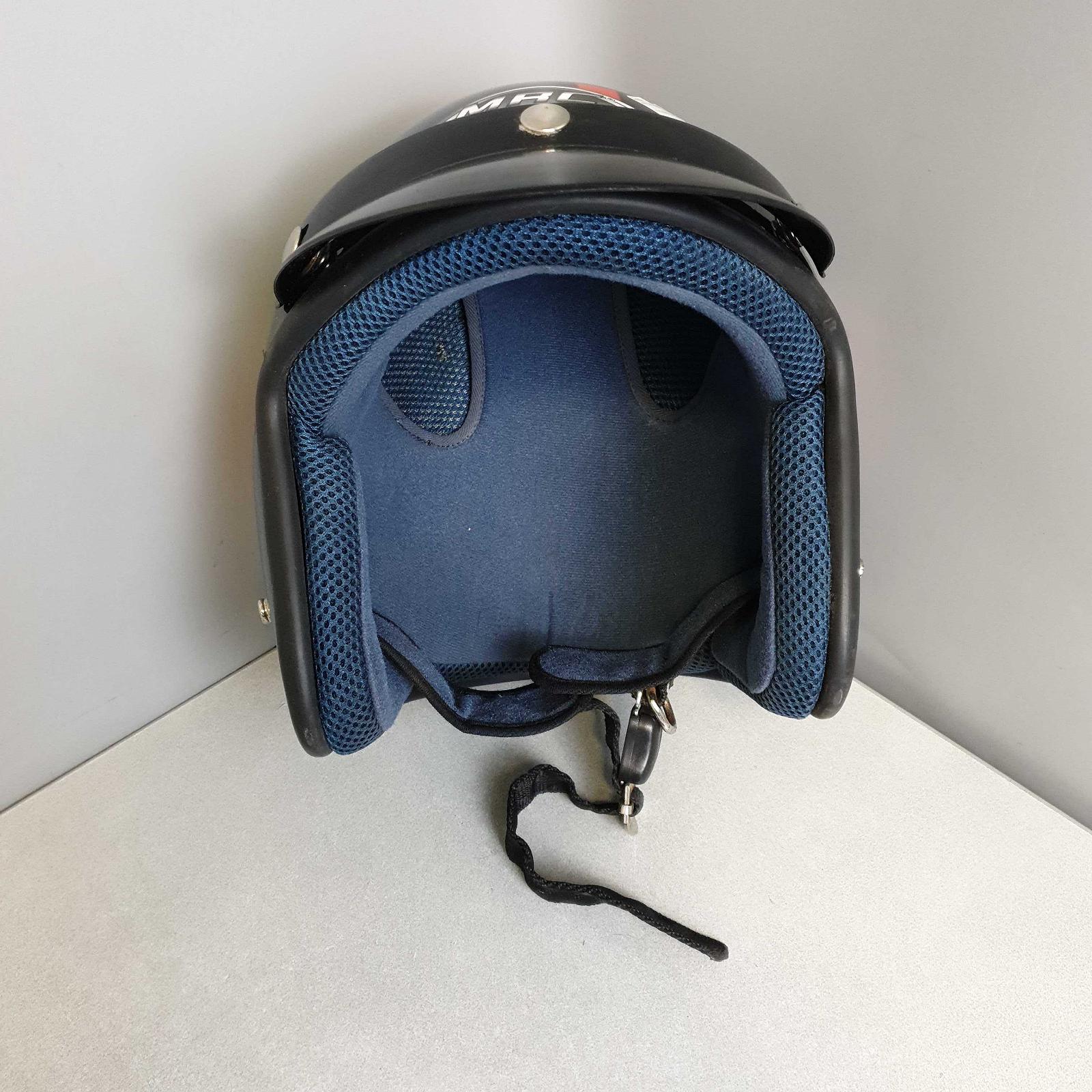 Шлемы Шлем мотоциклетный открытое лицо 3/4 Black-Red, фото №7