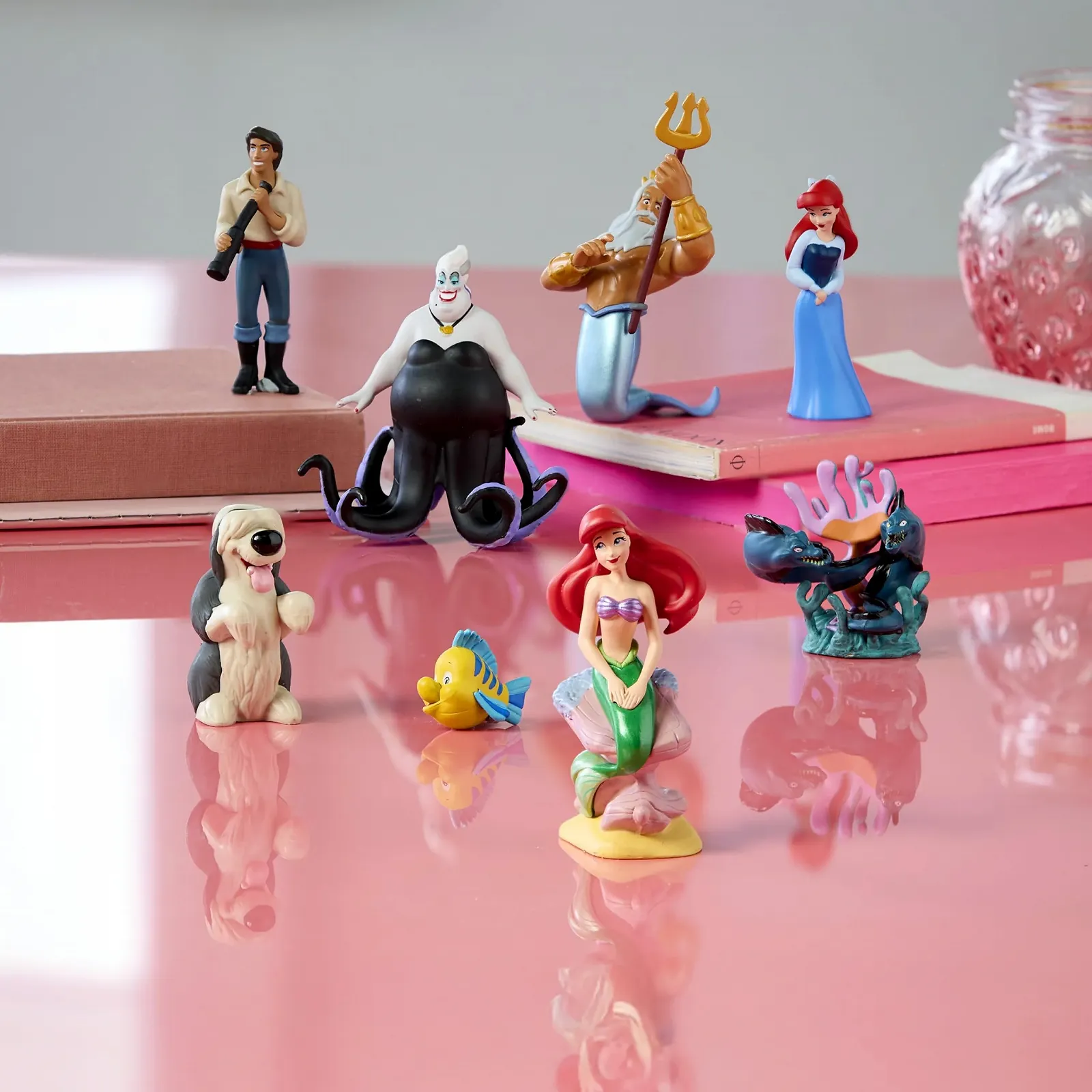 Набор игровых фигурок Disney Store Ariel, the Mermaid 8 игрушек, фото №2