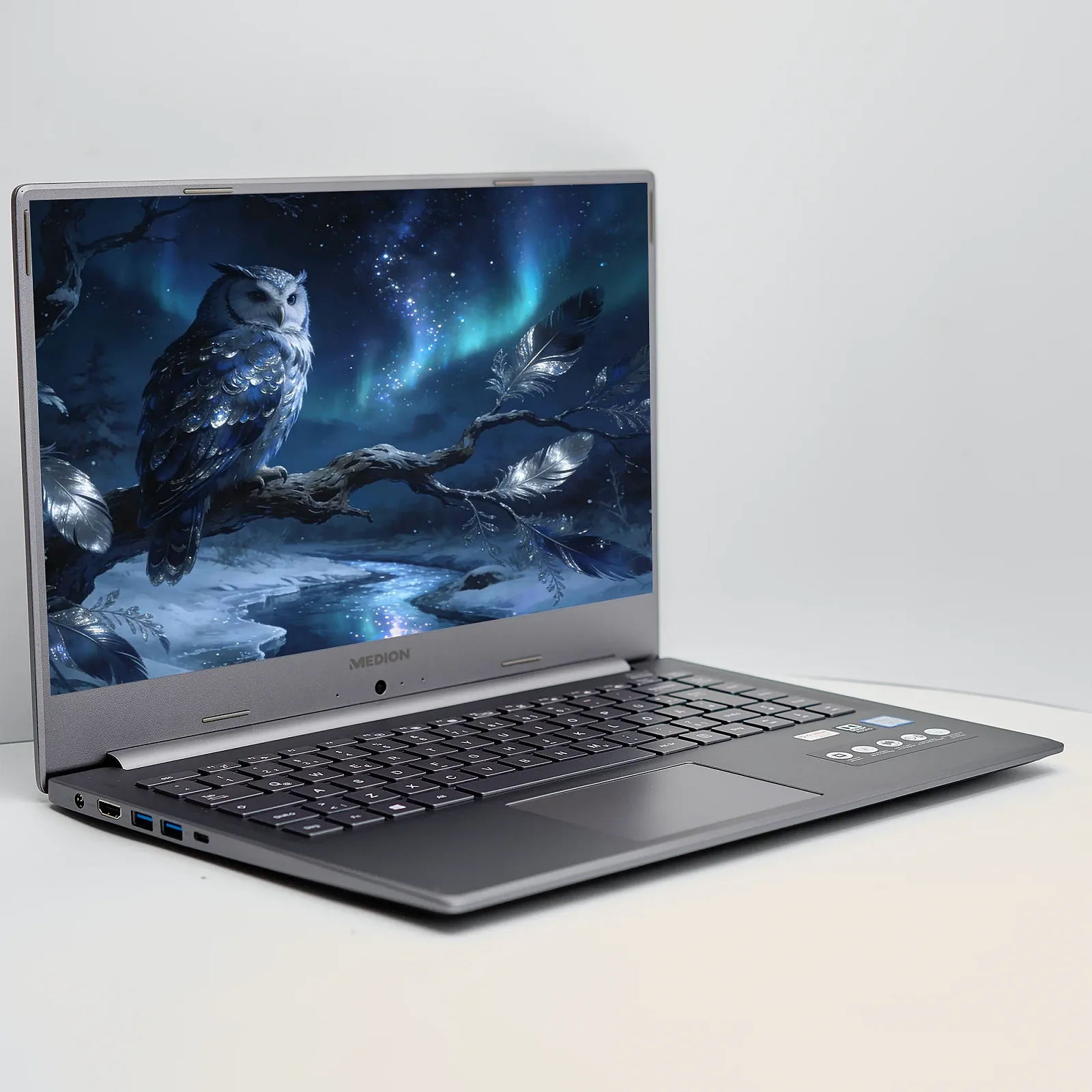 Ноутбук 15.6'' Medion (Lenovo Group) Akoya S6445 | Intel Core i3-8145U | IPS (1920x1080) FullHD | RAM DDR4 8 ГБ | SSD 256 ГБ | Intel UHD Graphics 620 | Металевий корпус | Win10 (5018), фото №4