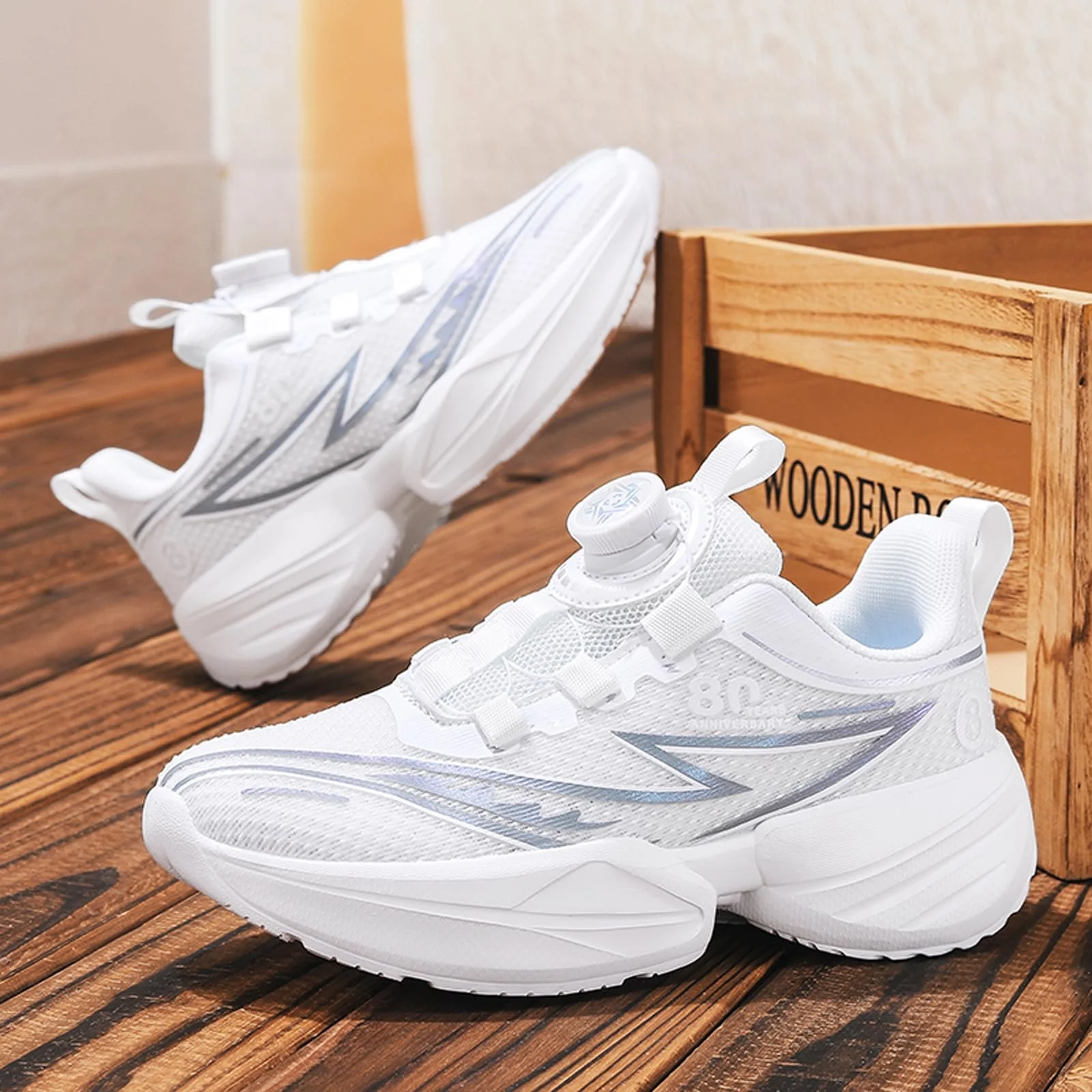 Детские кроссовки Спортивная обувь для мальчиков Кроссовки для девочек Модные Удобные Дышащие Легкие Кроссовки для улицы Обувь для бега EU 31-41, фото №2