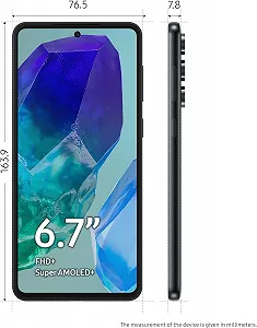 Смартфон Samsung Galaxy M55 5G 6.7" Octa Core 8/256 ГБ Azzurro synthetic.ua - Фото 1