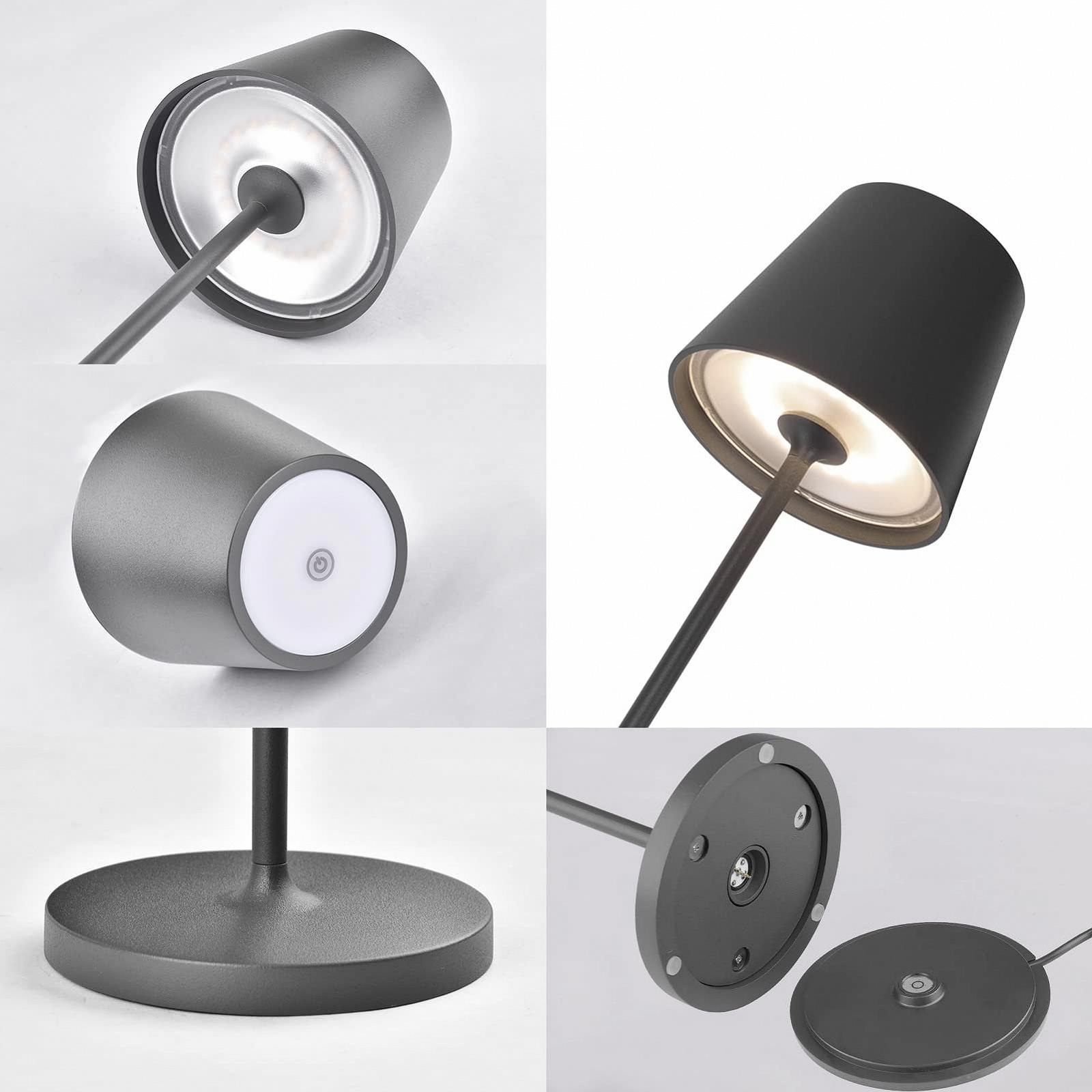 Настільна лампа K-Bright LED Dimmable Battery IP54 USB Dark Grey, фото №3