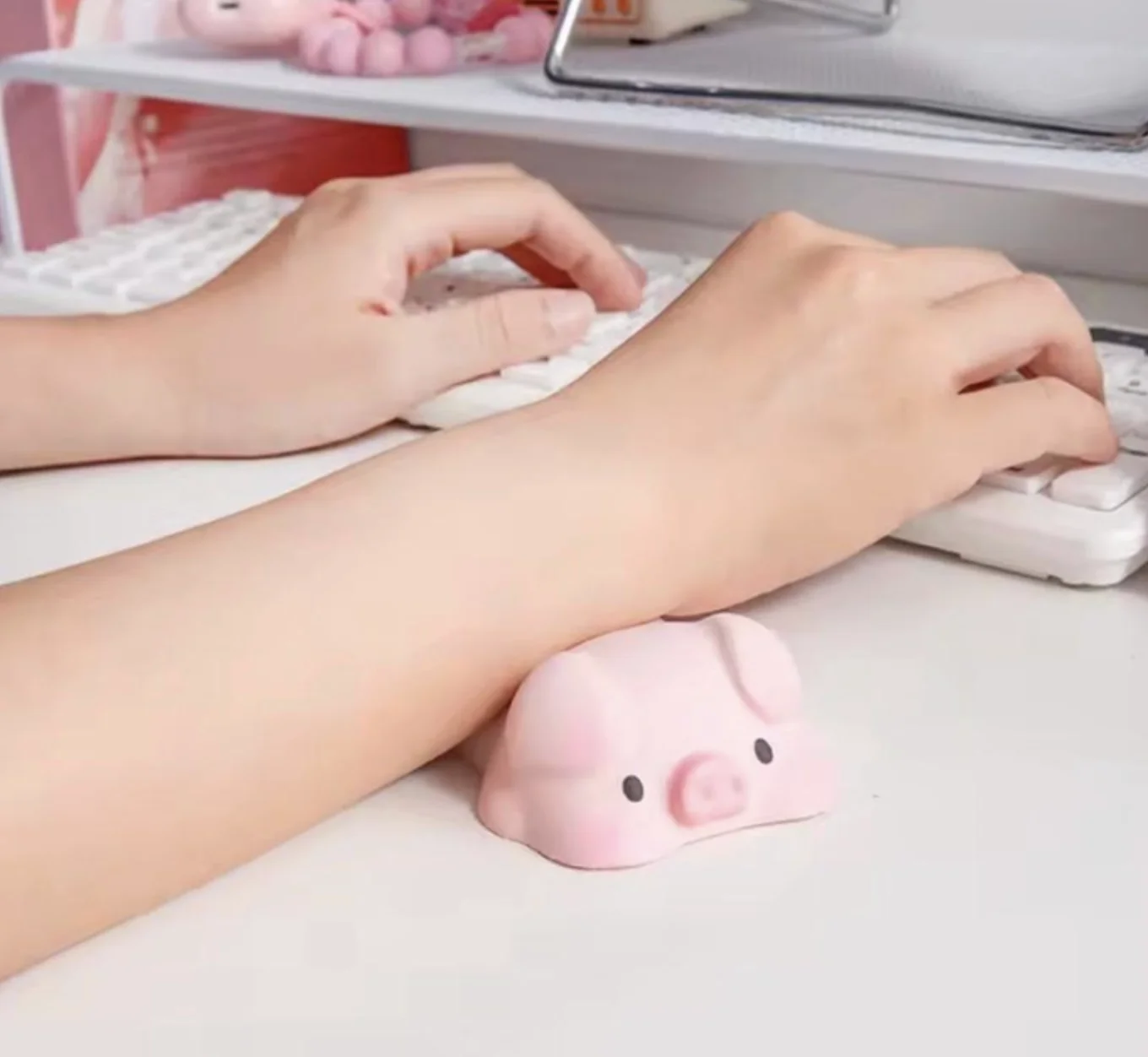 Подушка під зап’ястя для миші Pig Рожевий, фото №2 Подушка під зап’ястя для миші Pig Рожевий, фото №2