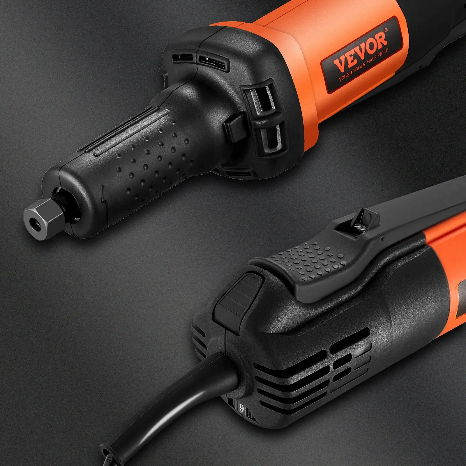 Шлифовальная машина VEVOR R0800C 820W Black/Orange, фото №5 Шлифовальная машина VEVOR R0800C 820W Black/Orange, фото №5