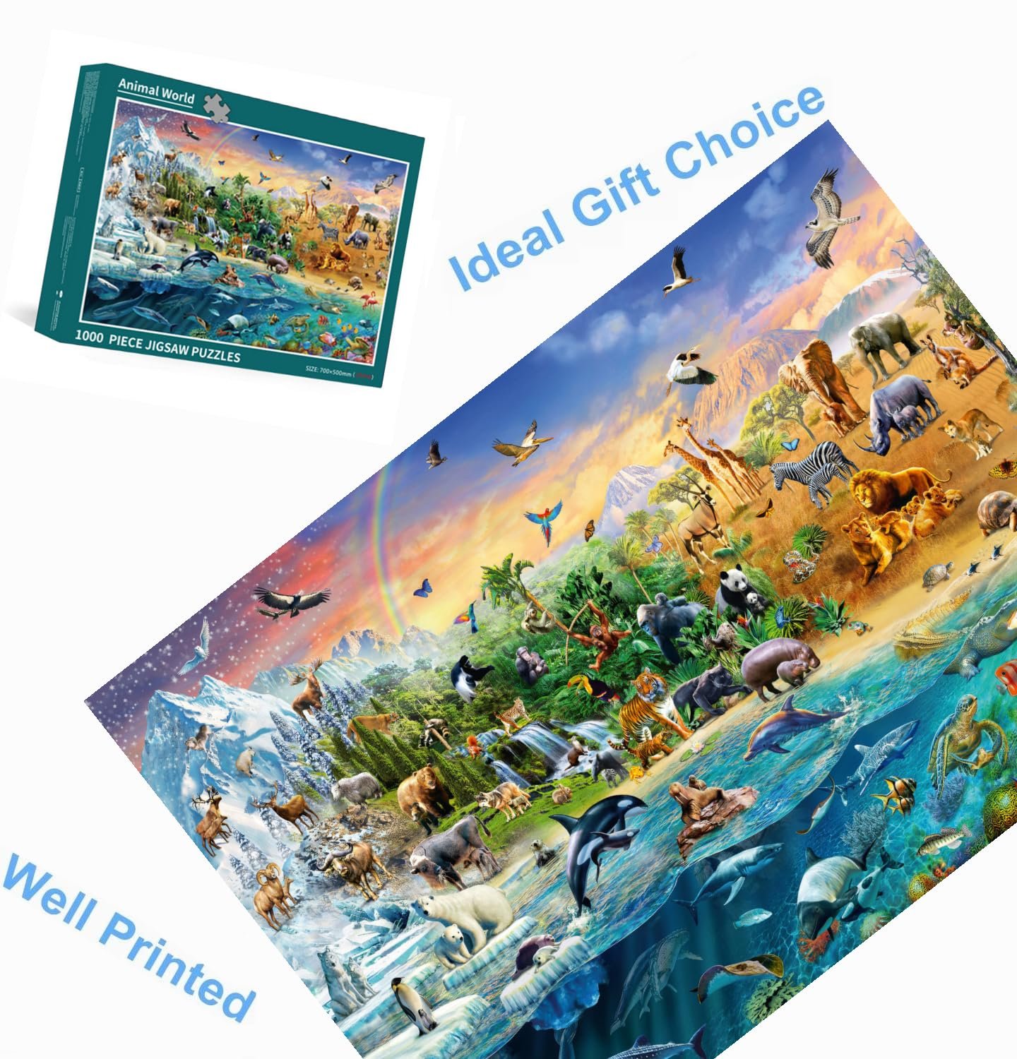 Пазл Animal World 1000 елементів 70 x 50 см, фото №6