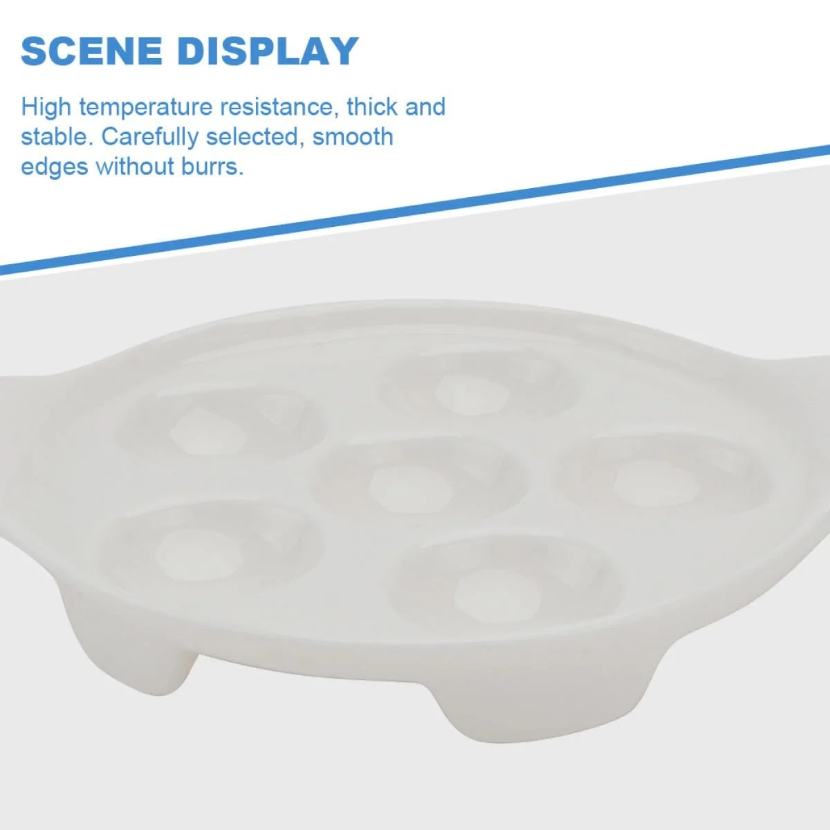 Форма для равликів Toyvian керамічна з ручками біла (2 шт.), фото №9