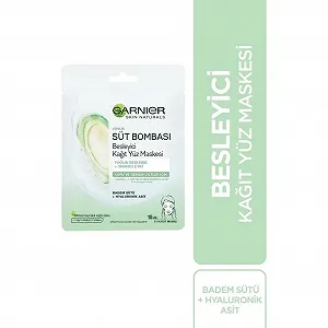 Тканевая Маска для Лица с Миндальным Молоком Nature L S Milky Tissue Mask 28г для Сухой и Чувствительной Кожи - Фото 1