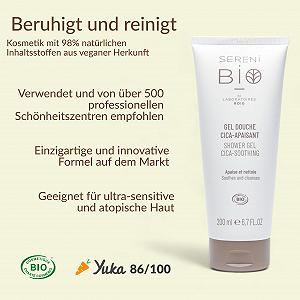 Гель для душу Sérénibio Centella Asiatica зволожувальний для чутливої шкіри 200 мл synthetic.ua - Фото 1