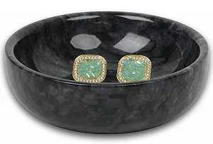 Поднос Декоративный SIPARUI Мрамор Натуральный, Держатель для Кольца, Поднос для Ключей - Фото 1