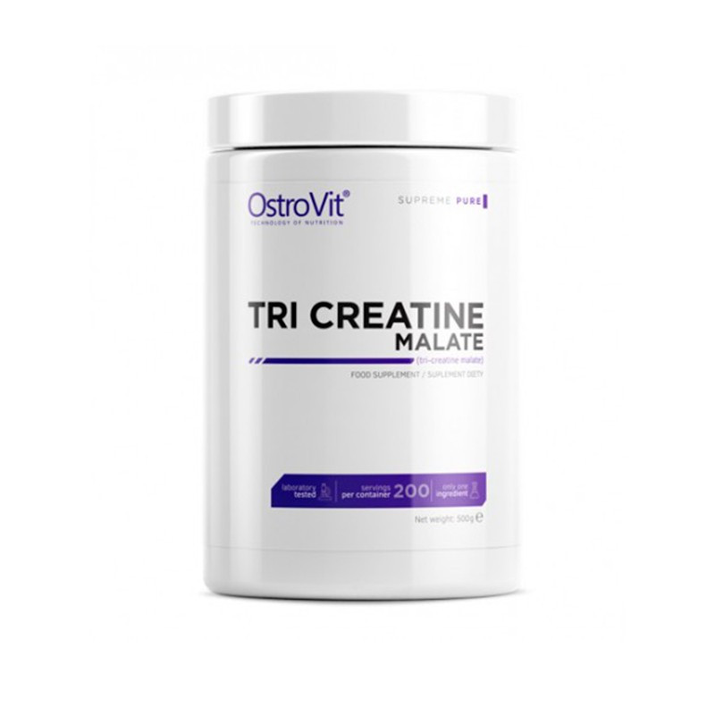 Креатин OstroVit Tri Creatine Malate 500 г Pure, фото №1 Креатин OstroVit Tri Creatine Malate 500 г Pure, фото №1