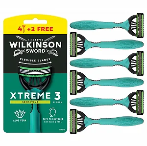 Одноразовая бритва Wilkinson Sword Xtreme 3 Sensitive для мужчин 4+2 шт. - Фото 1