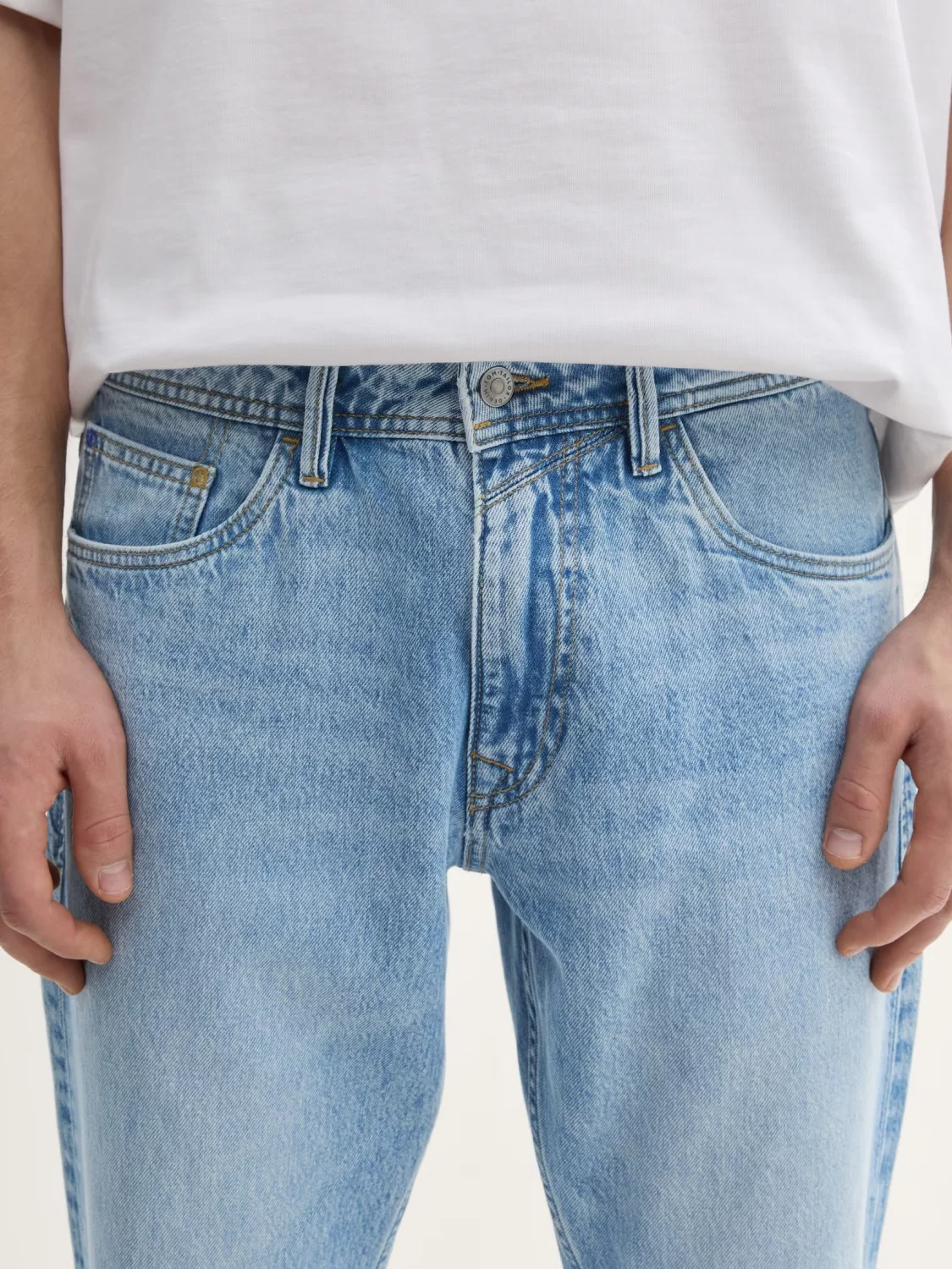 Джинси Denim heren Jeans 1044988-10118 Tom Tailor Блакитний M, фото №4