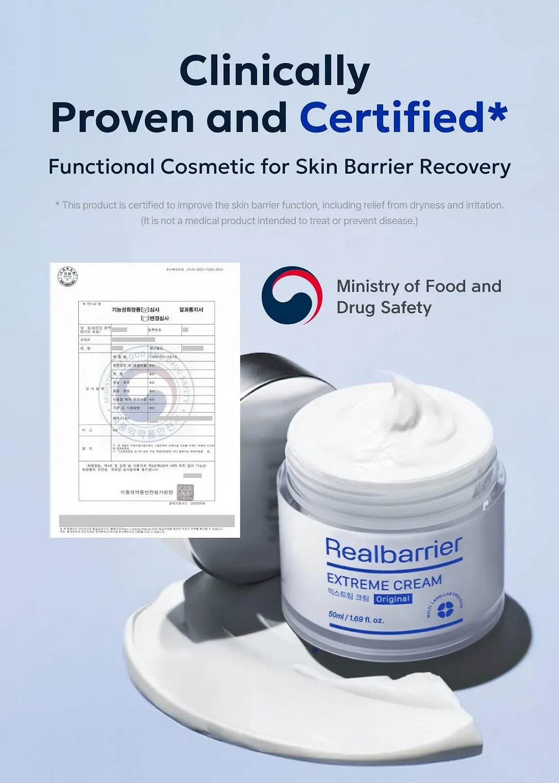 Зволожувальний крем для обличчя Real Barrier Extreme Cream 50 мл, фото №4