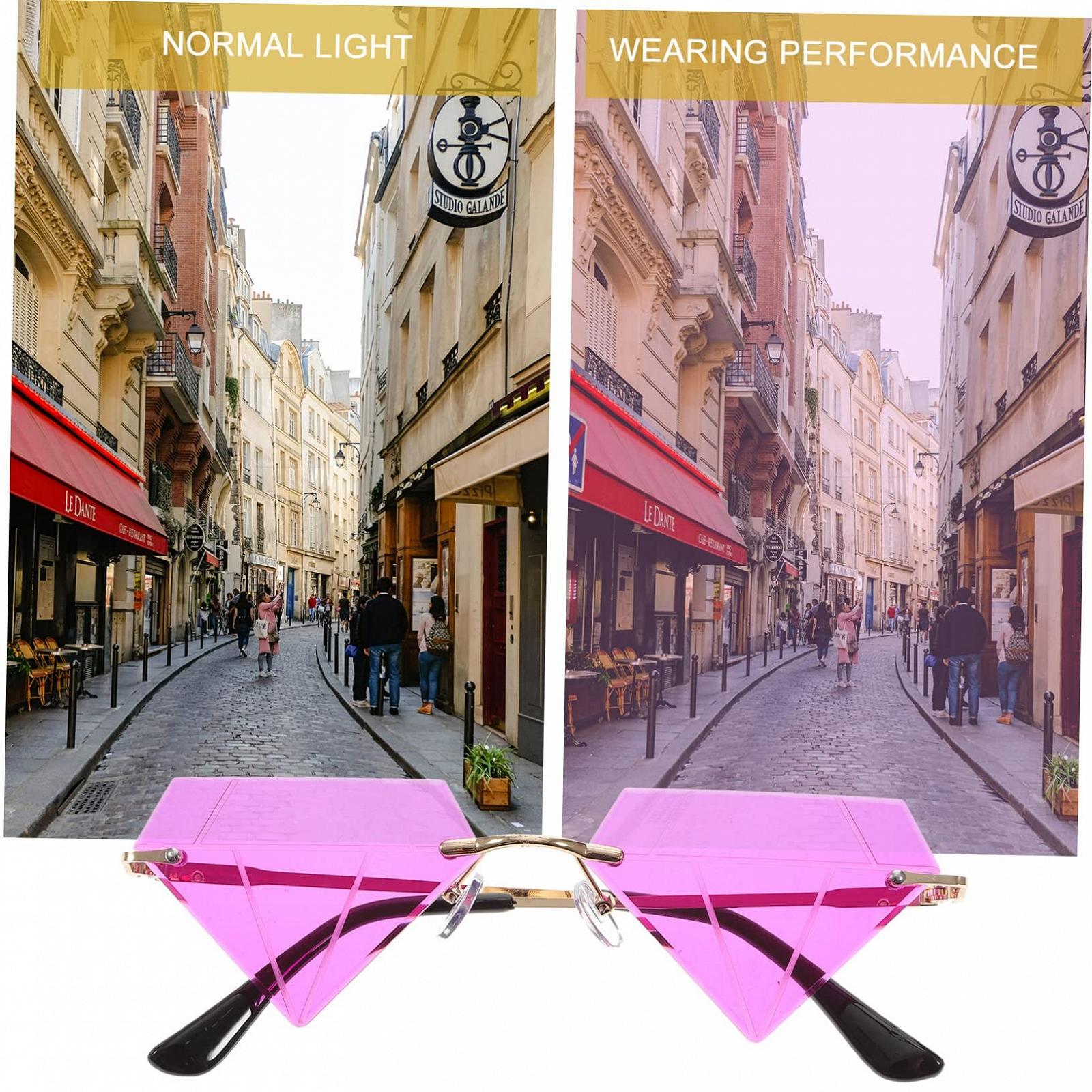 Сонцезахисні окуляри VALICLUD Без оправи Діамант, фото №3