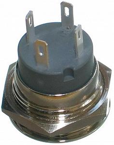 Кнопка антивандальна VJ Parts d22mm стрижка 19mm h20mm 4 контакт індикація synthetic.ua - Фото 1