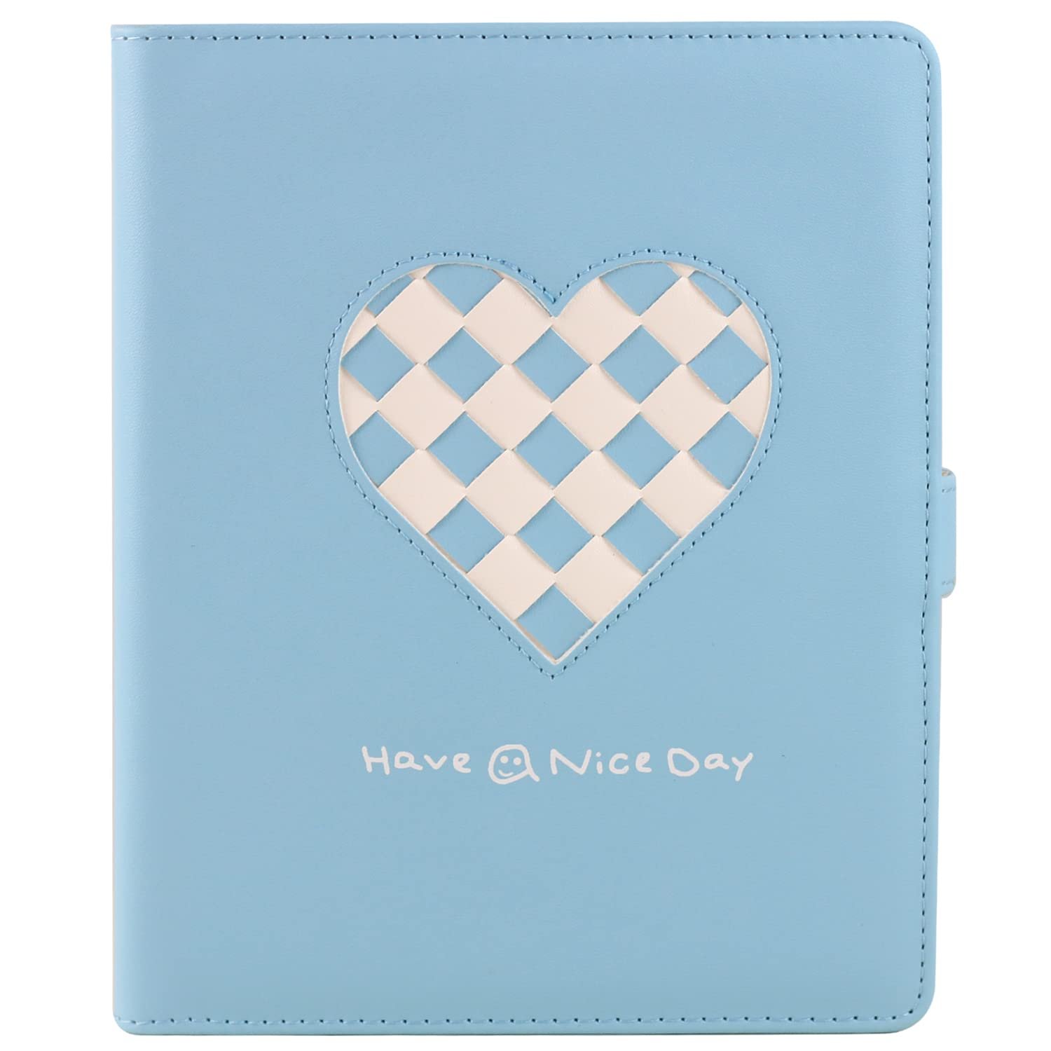 Фотоальбом Phoebe 256 Bag PU Heart Braid Blue, фото №1