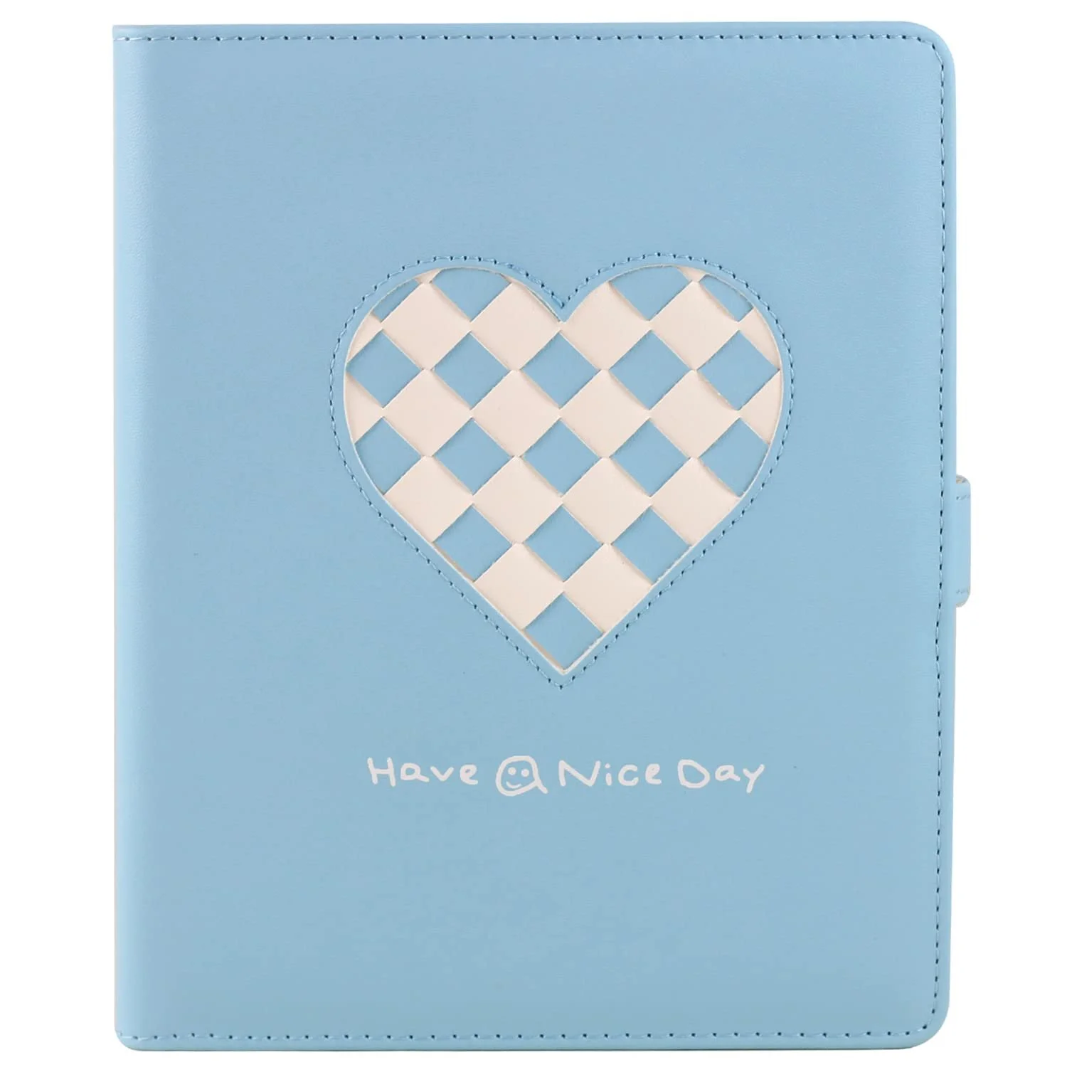 Фотоальбом Phoebe 256 Bag PU Heart Braid Blue, фото №1 Фотоальбом Phoebe 256 Bag PU Heart Braid Blue, фото №1