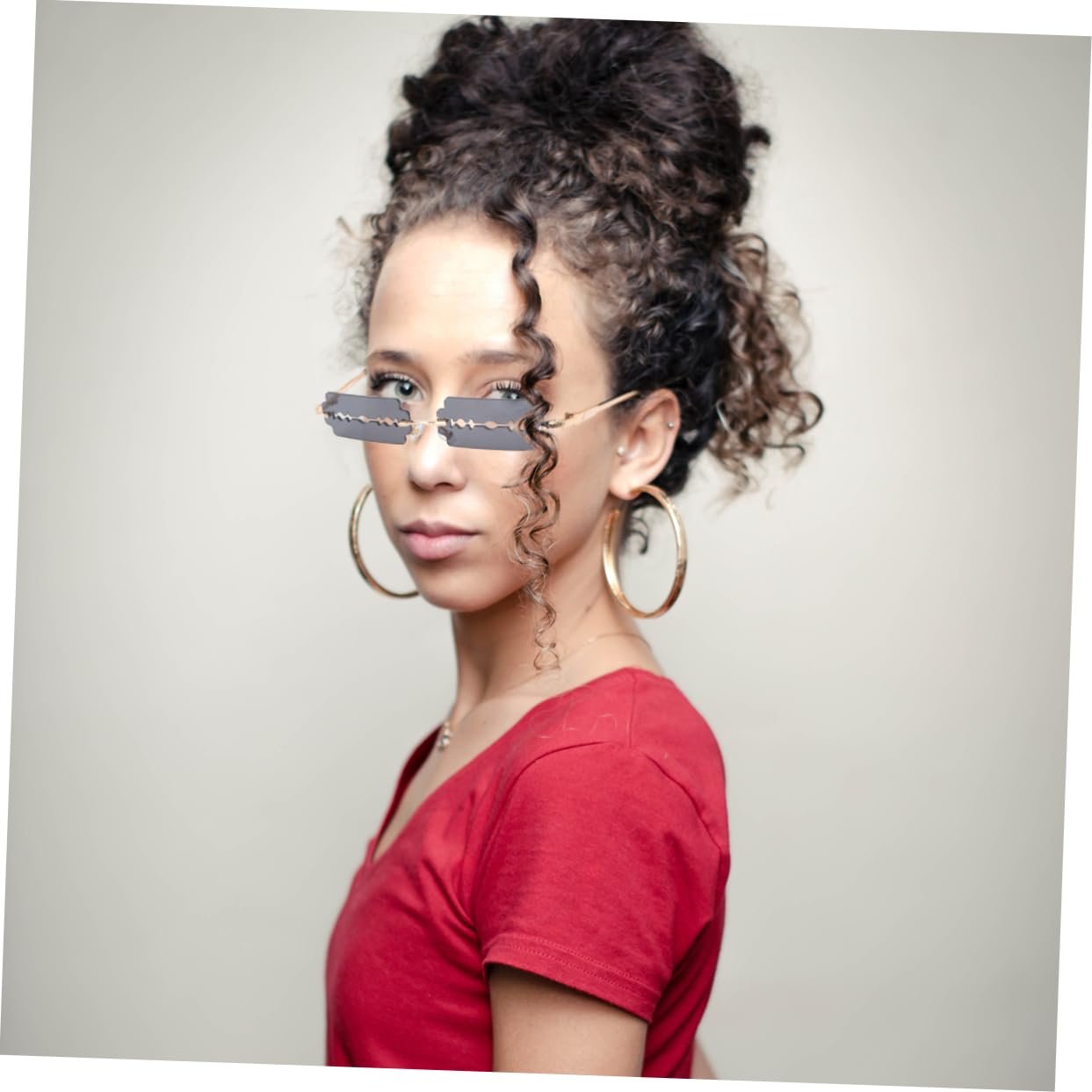 Сонцезахисні окуляри Лезо PACKOVE Набір з 3 шт. Квадратні без оправи, фото №8