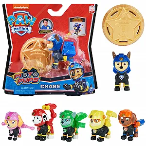 Коллекционная фигурка PAW PATROL Moto Pups Hero Pups 1 фигурка и 1 значок - Фото 1
