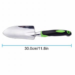 Лопатка садовая ручная, для пересадки, прополки, перемещения и разглаживания, копания и посадки, зеленая synthetic.ua - Фото 1