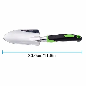 Лопатка садовая ручная, для пересадки, прополки, перемещения и разглаживания, копания и посадки, зеленая synthetic.ua - Фото 1