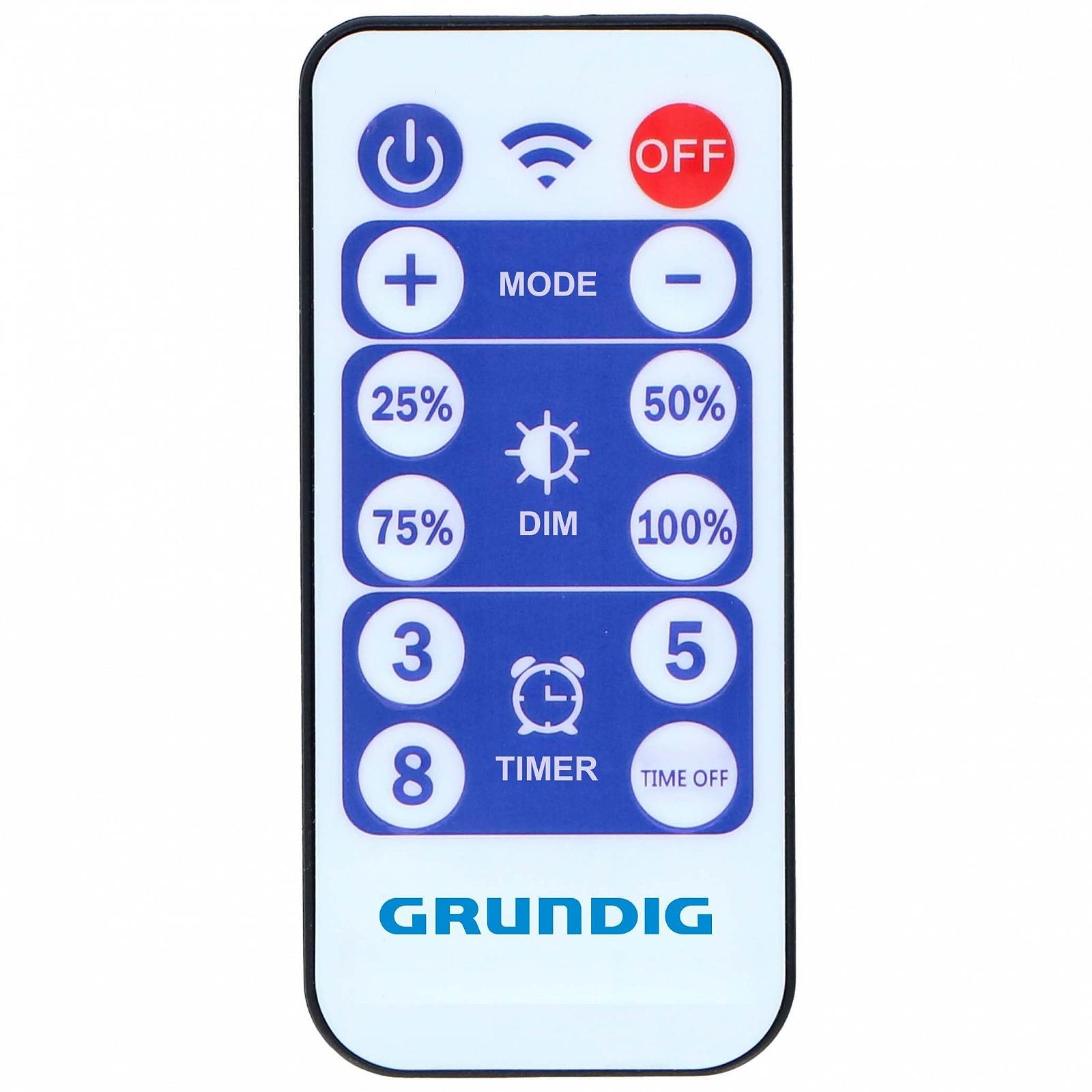 Гирлянда Grundig 9 м 50 ламп теплый белый черный, фото №3