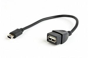 Кабель-адаптер USB OTG Cablexpert A-OTG-AFBM-002 для пристроїв AF Mini BM 0.15 м - Фото 1