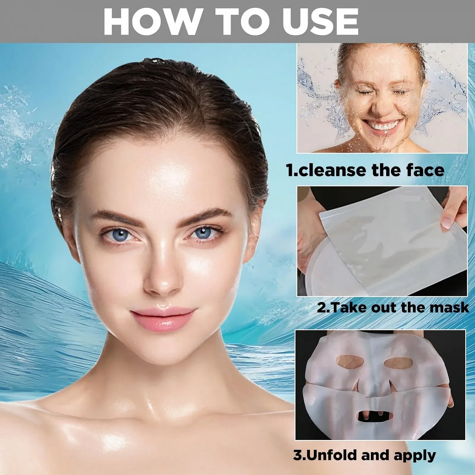 Маска для обличчя Organic Collagen Real Deep, нічна, проти зморшок, фото №7 Маска для обличчя Organic Collagen Real Deep, нічна, проти зморшок, фото №7